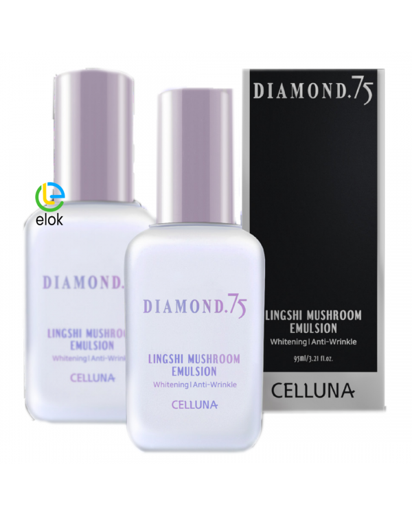 Big Promo Pemutih Wajah Celluna Diamond 75 Lingshi Mushroom Emulsion